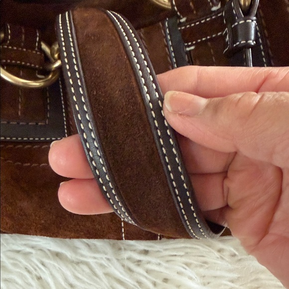 Coach Vintage Soho Brown Suede Handbag - Picture 12 of 13